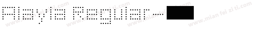 Alayla Regular字体转换